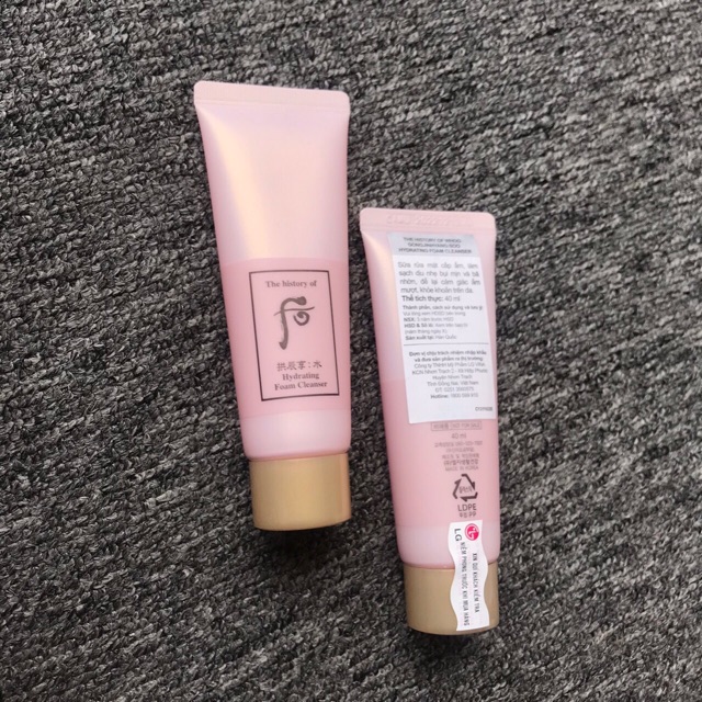 [HCM]Sữa Rửa Mặt Cấp Ẩm Whoo Hồng Soo Hydrating Foam Cleanser| -
