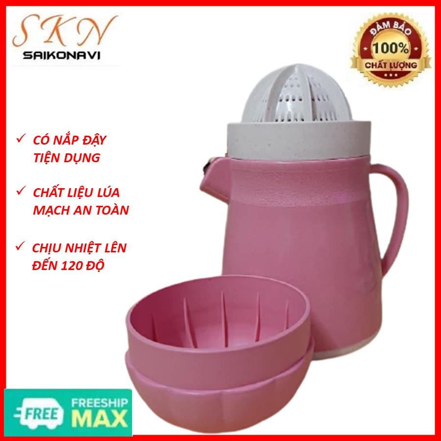 Dụng cụ vắt cam cầm tay chất liệu lúa mạch an toàn, chịu nhiệt tốt
