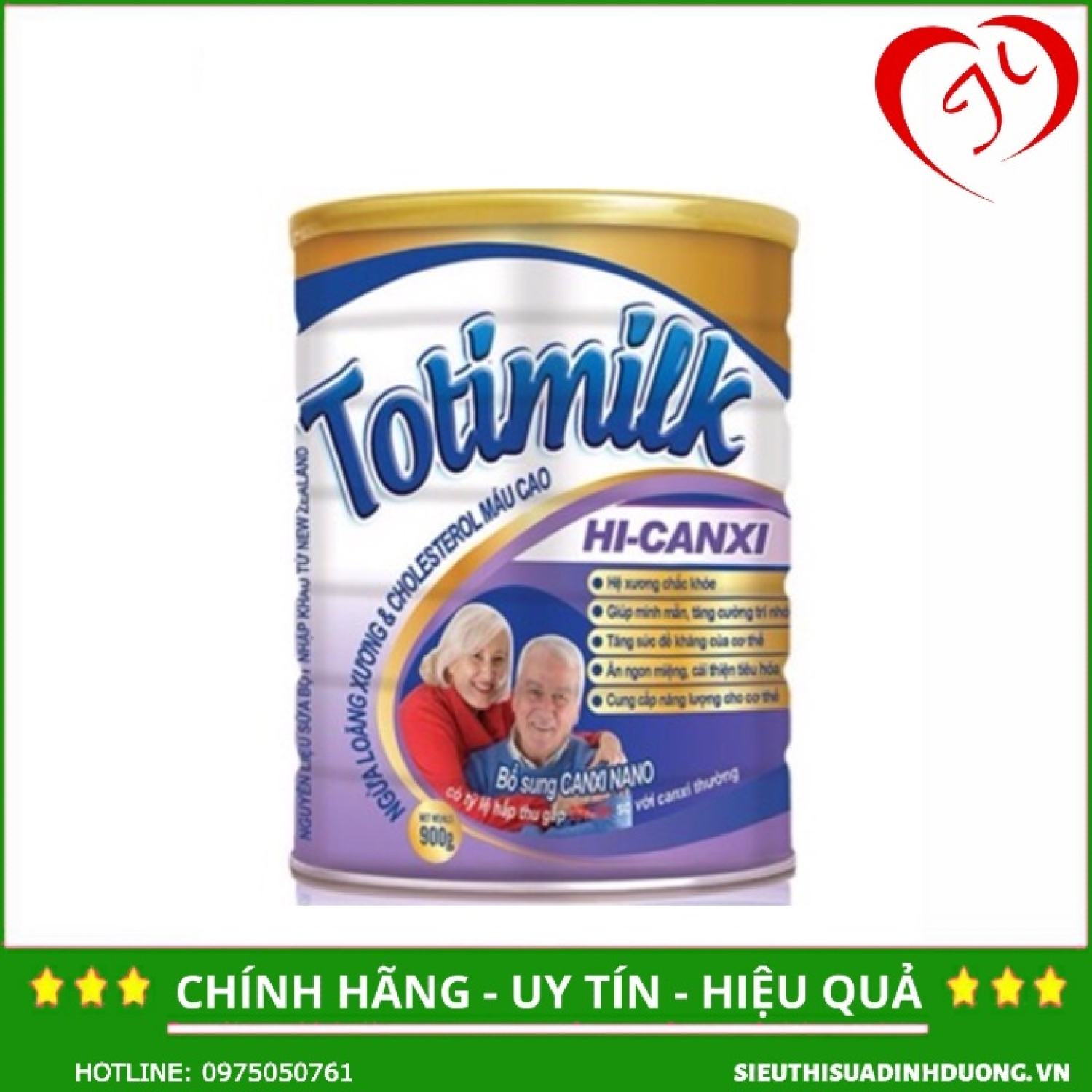 Totimilk canxi - bổ sung calci cho người lớn và trẻ em - 900g