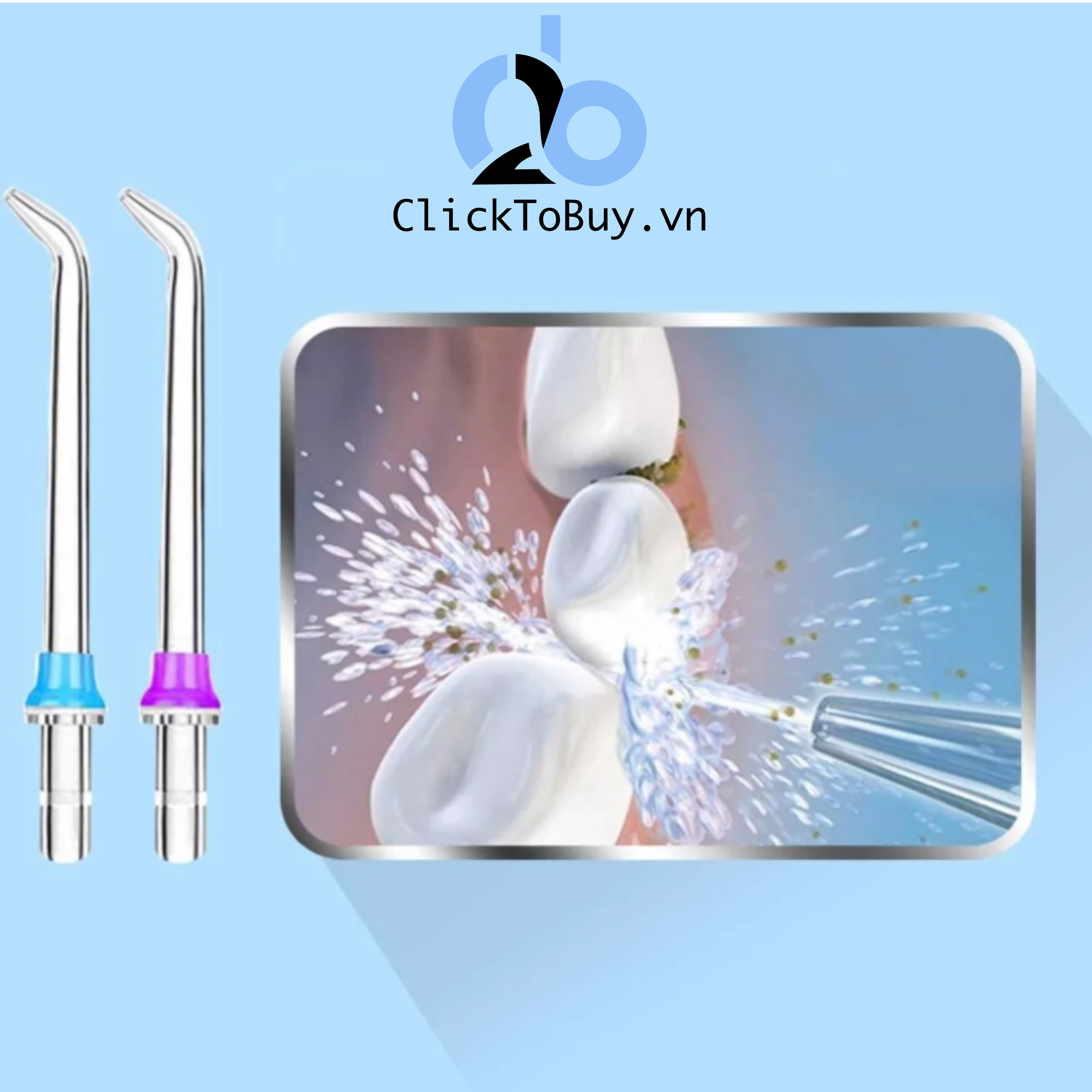 Bộ 5 đầu tăm nước thay thế kèm hộp đựng cho tất cả máy h2ofloss