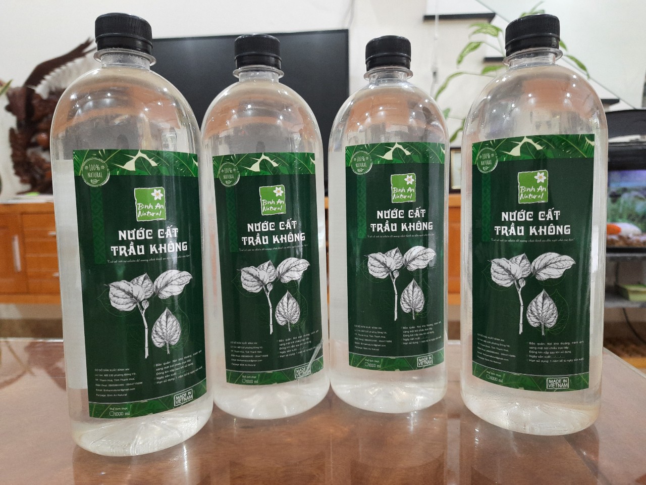 500ml nước cất trầu không đậm đặc có lẫn tinh dầu