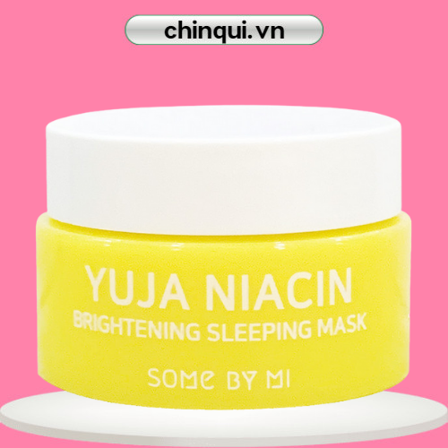 Mặt Nạ Ngủ Dưỡng Sáng Da Some By Mi Chiết Xuất Quả Thanh Yên 15g Yuja Niacin 30 days Miracle Brightening Sleeping Mask