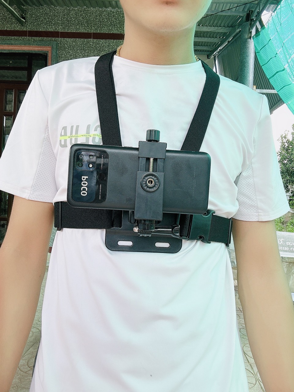 Dây đeo gắn điện thoại quay video đa năng 360