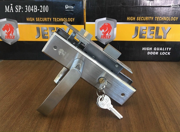 Khóa cửa phòng jeely 304-200