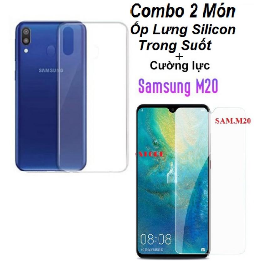Ốp Lưng Dẻo Trong Suốt SS Galaxy M20+Cường Lực Trong Suốt Ss Galaxy M20
