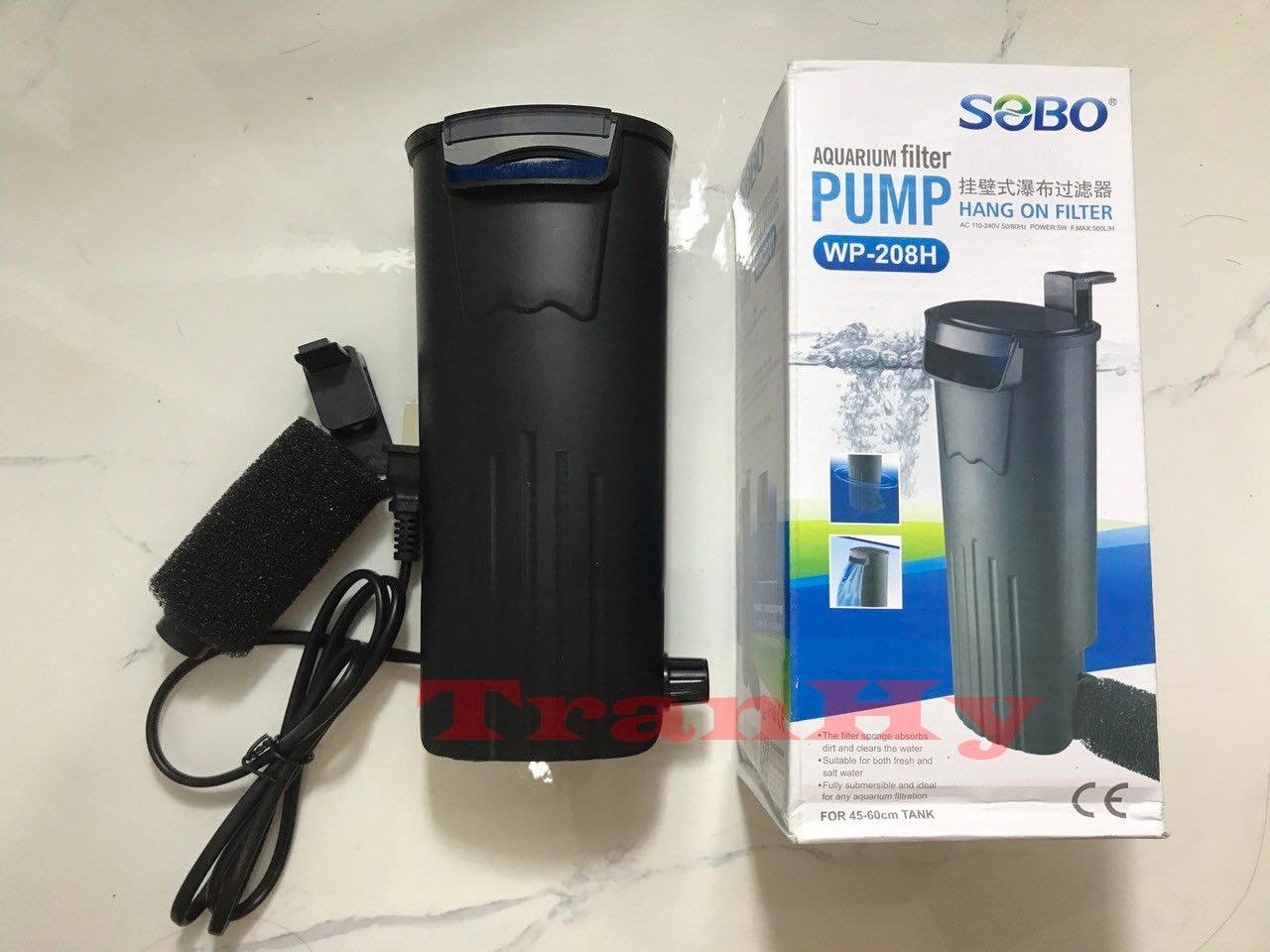 Lọc thác đứng cho hồ cá sobo wp 208h, lọc thác cho hồ rùa