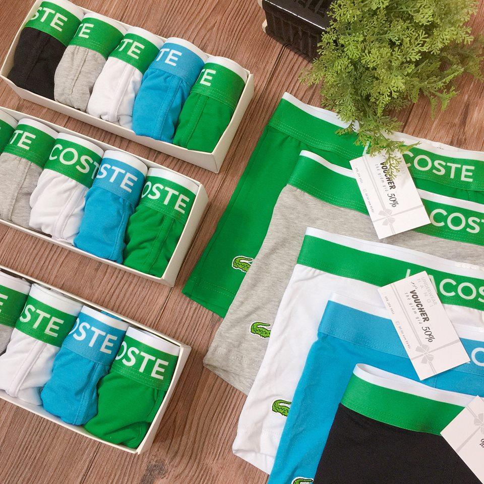 Quần lót nam boxer, quần lót đùi nam, quần sịp nam, quần lót nam boxer thương hiệu cực chất combo 5 quần