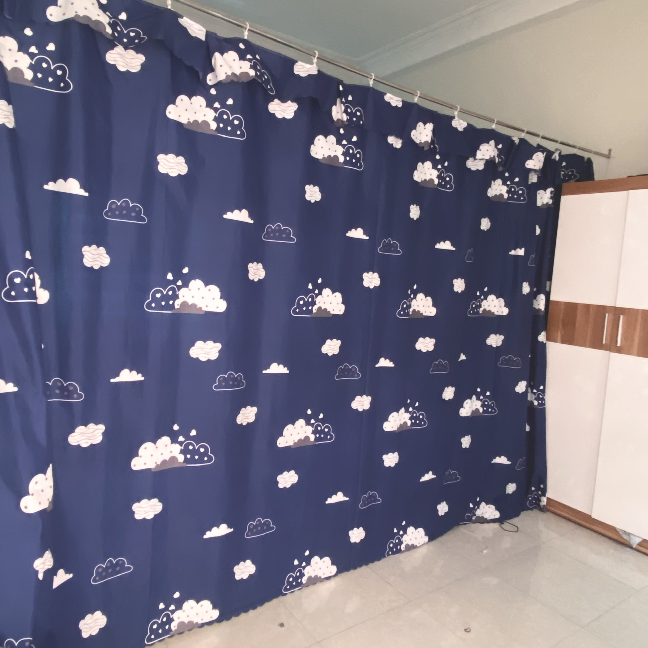 (Tặng  Dây Treo) RÈM CỬA MÀN CỬA NGĂN PHÒNG CHE NẮNG TRANG TRÍ CỬA SỔ CÓ MÓC TREO SẴN