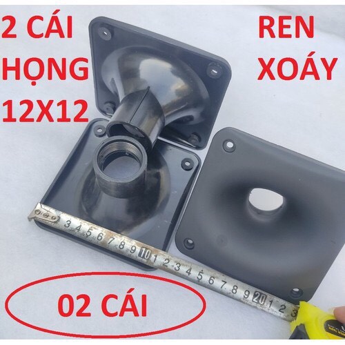 họng treble kèn, phễu loa treble 12x12 - giá 1 đôi