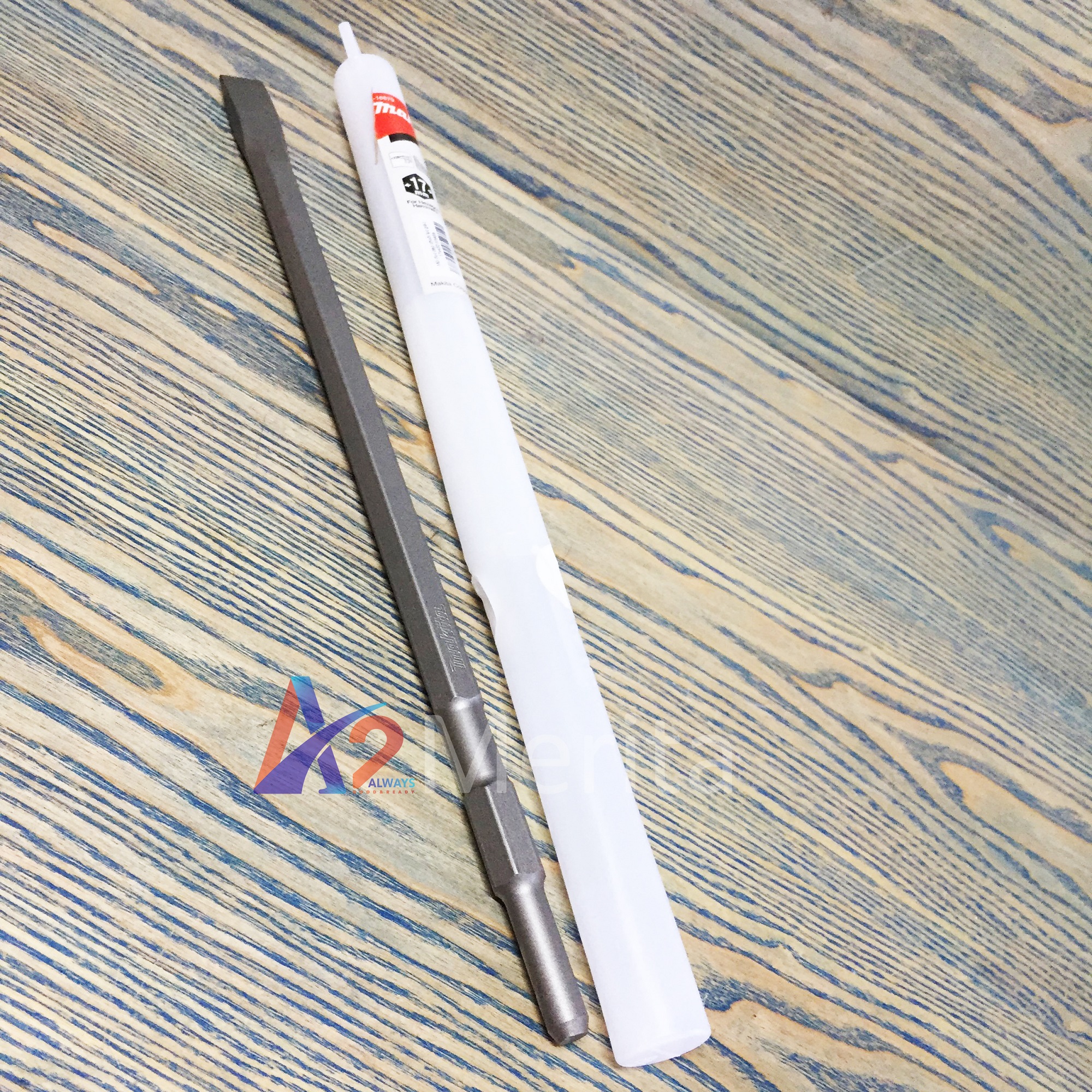 Mũi đục dẹp 19x450mm chuôi lục giác hex 17mm makita d-16879