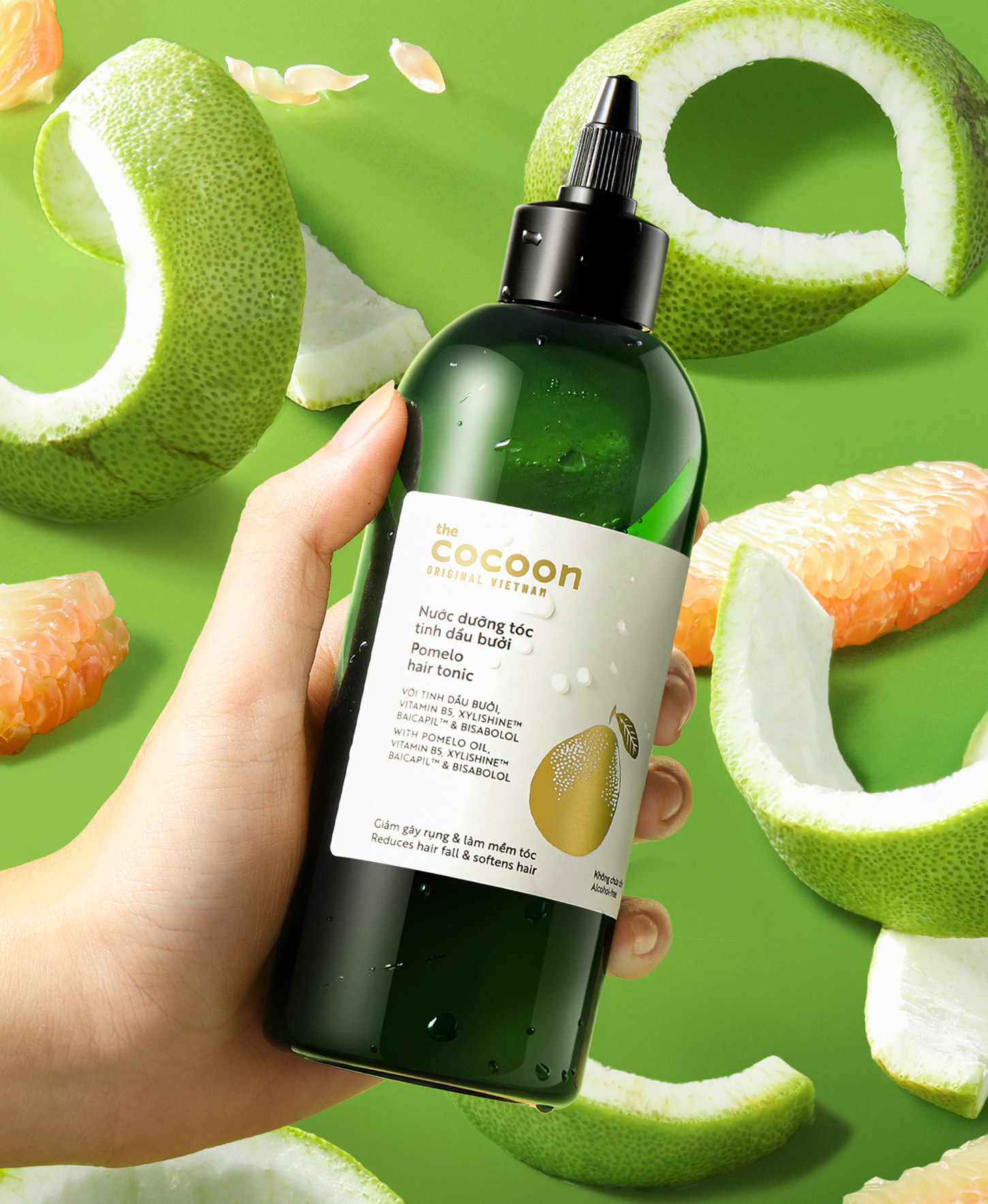 310ml Nước dưỡng tóc tinh dầu bưởi Cocoon