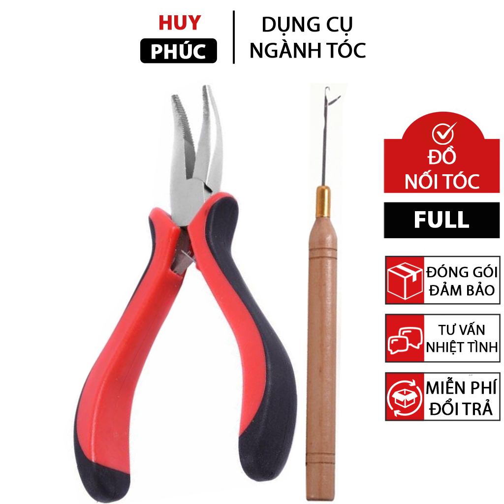 Que nối tóc lông vũ, dụng cụ nối tóc lông vũ, cây móc nối cho Salon