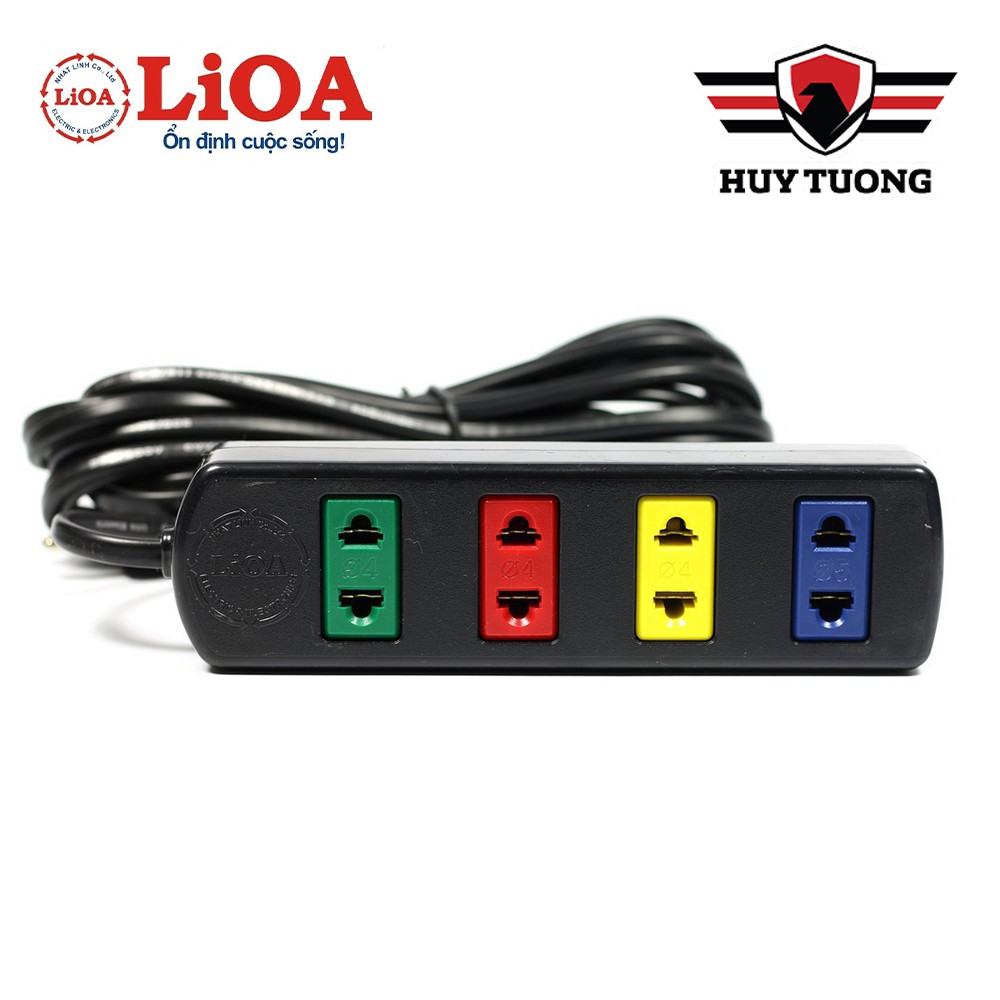 Ổ cắm lioa 4 ổ cắm - huy tưởng
