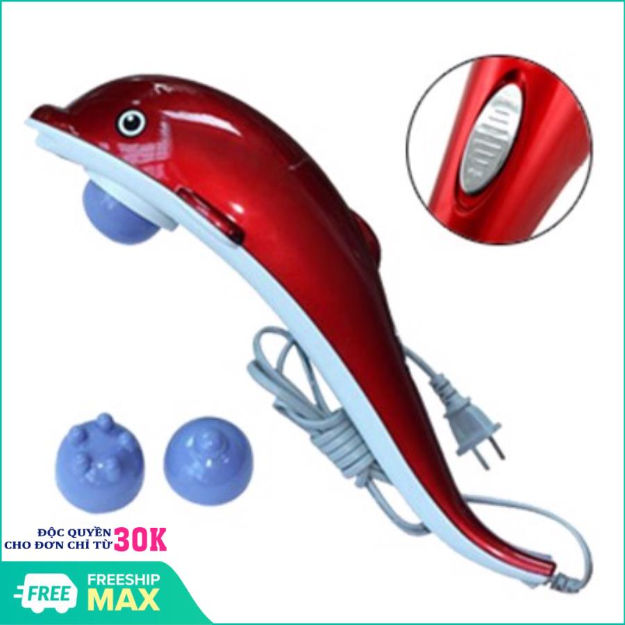 Máy massage, máy massage cầm tay cá heo - máy matxa cá heo DOLPHIN JB-4002B, máy massage cầm tay, massage toàn thân