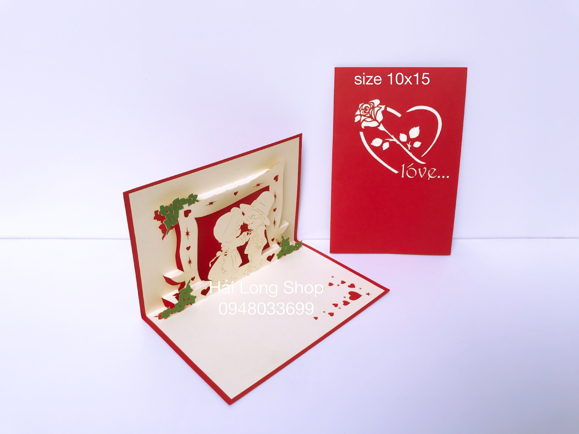 Cặp Đôi 1 - Couple  - love - Thiệp  3D