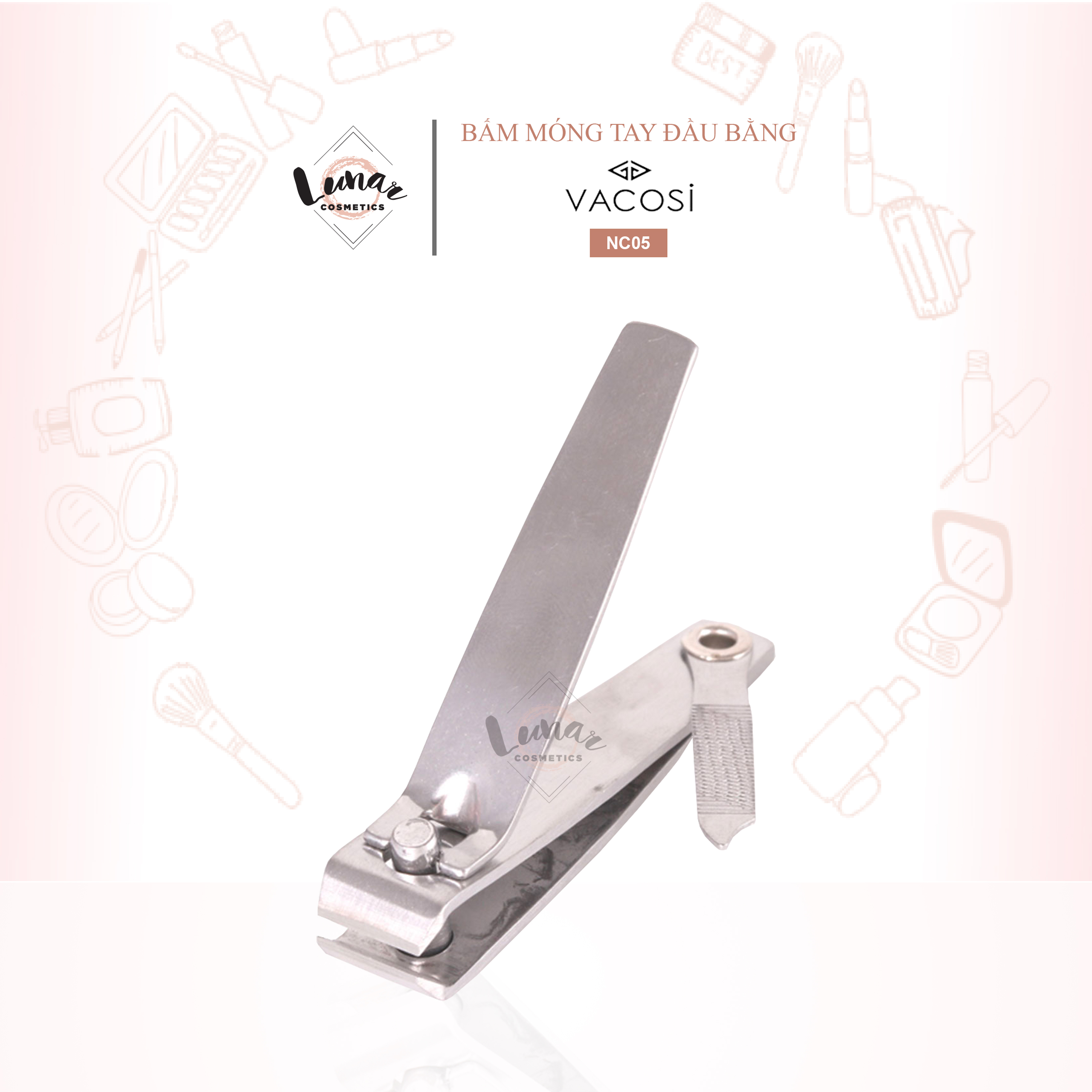 Bấm móng tay vacosi đầu bằng nail clipper nc05