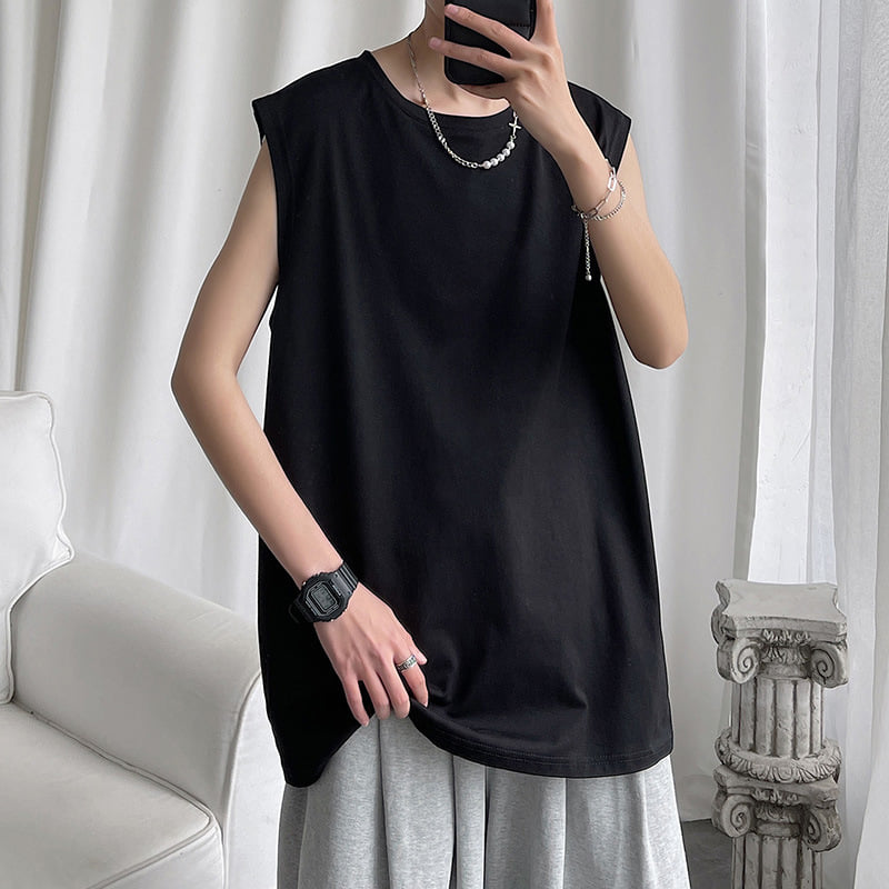 Áo ba lỗ nam fom rộng, áo sát nách nam tanktop basic màu trơn