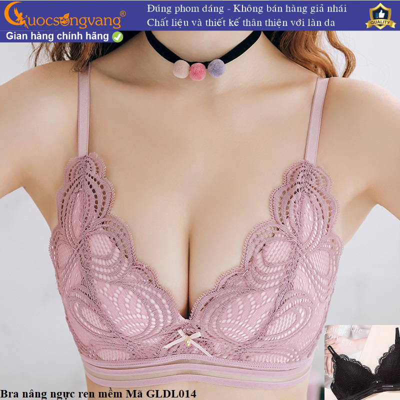 Áo ngực ren Bra không gọng nâng ngực GLDL014 Cuocsongvang