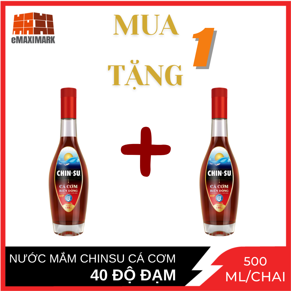 Nước mắm chin-su cá cơm biển đông vip 40 độ đạm 500ml