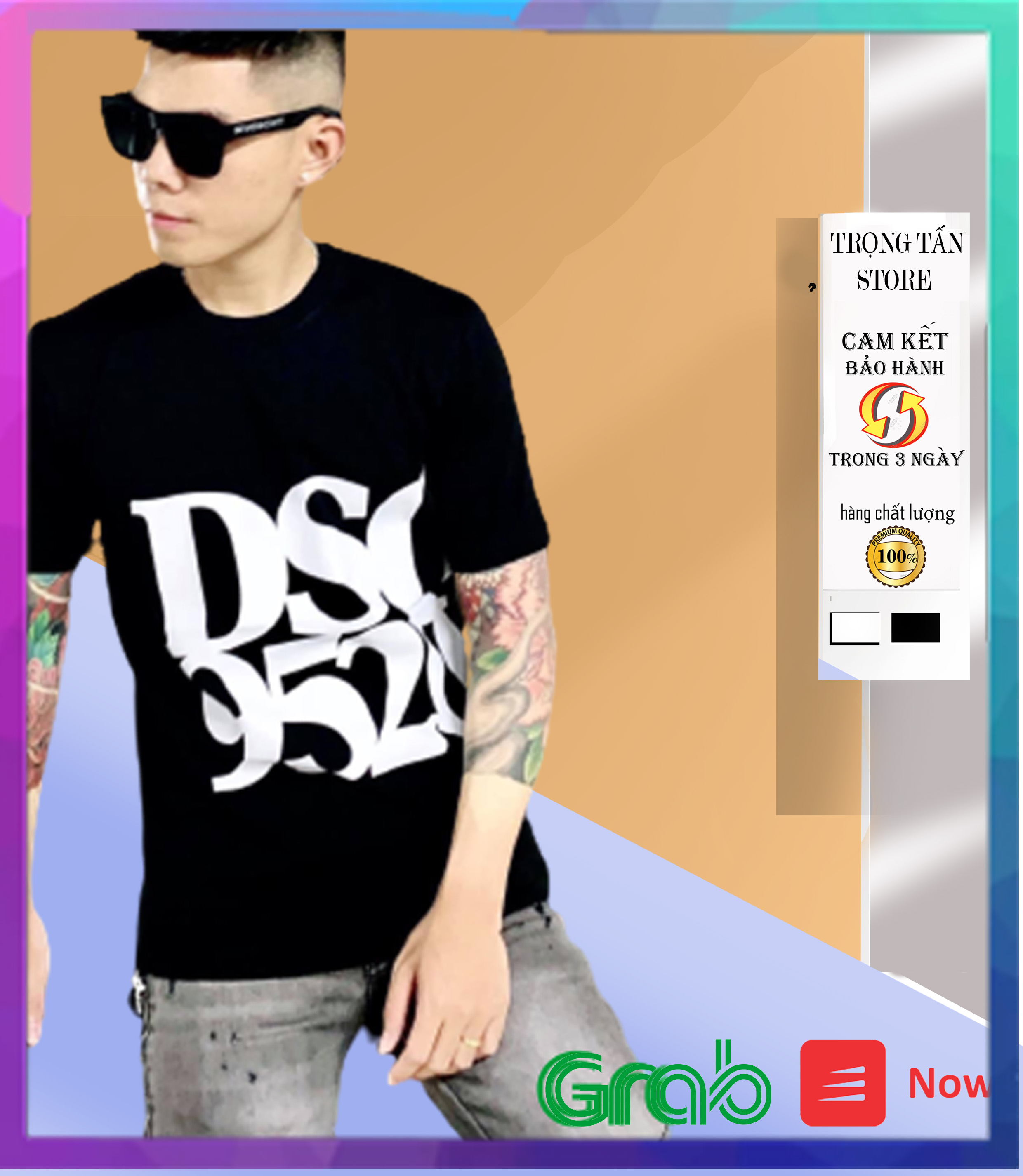 Áo Thun Nam, Áo Phông Nam Có Cổ In Hình Chất Liệu Thun Lạnh Mềm Mịn In Nhiệt Chuẩn From Dáng Hàng Full Size - AC87 - trongtanfashion