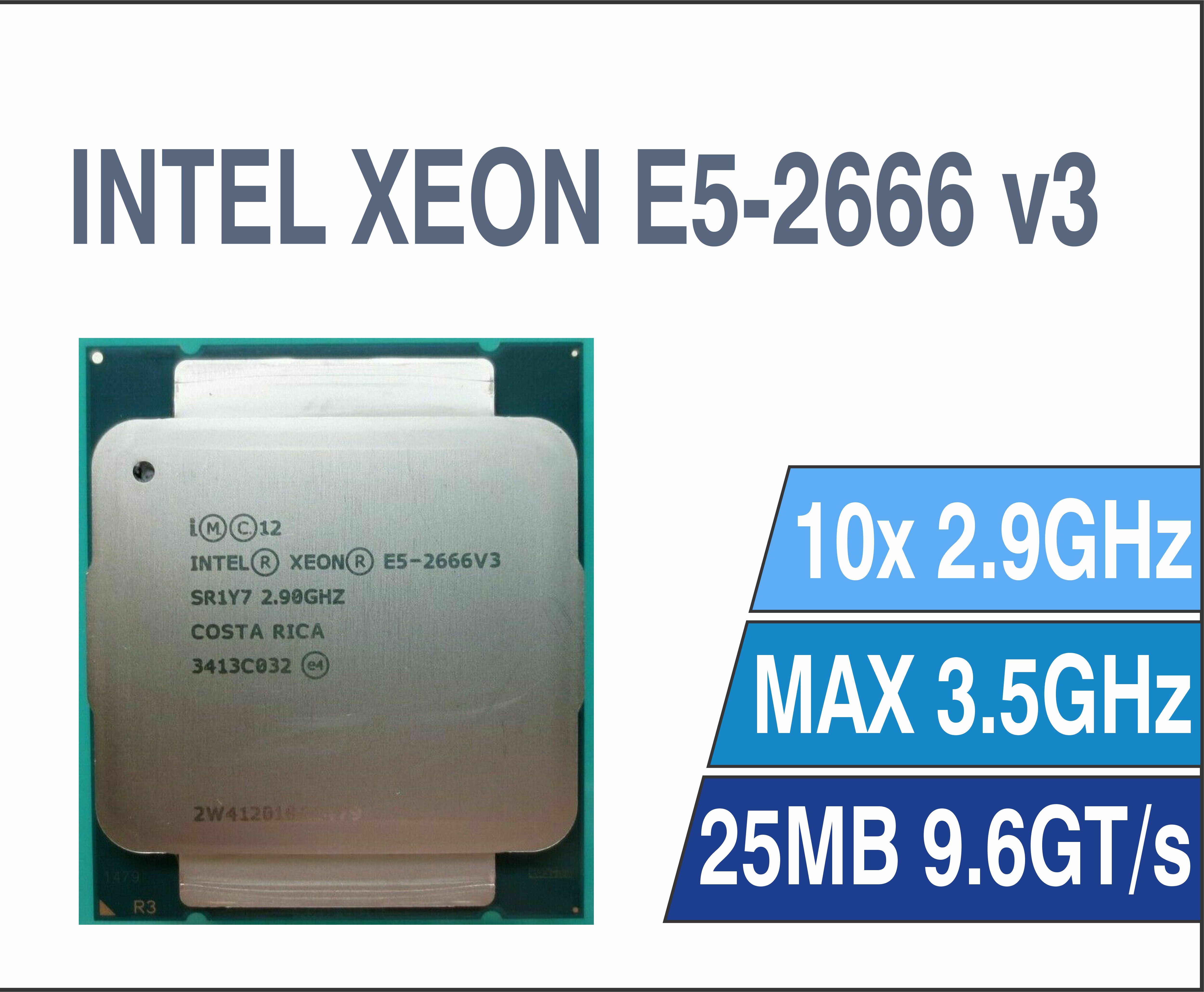 Cpu intel xeon e5 2666v3 socket 2011-3. bảo hành 12t