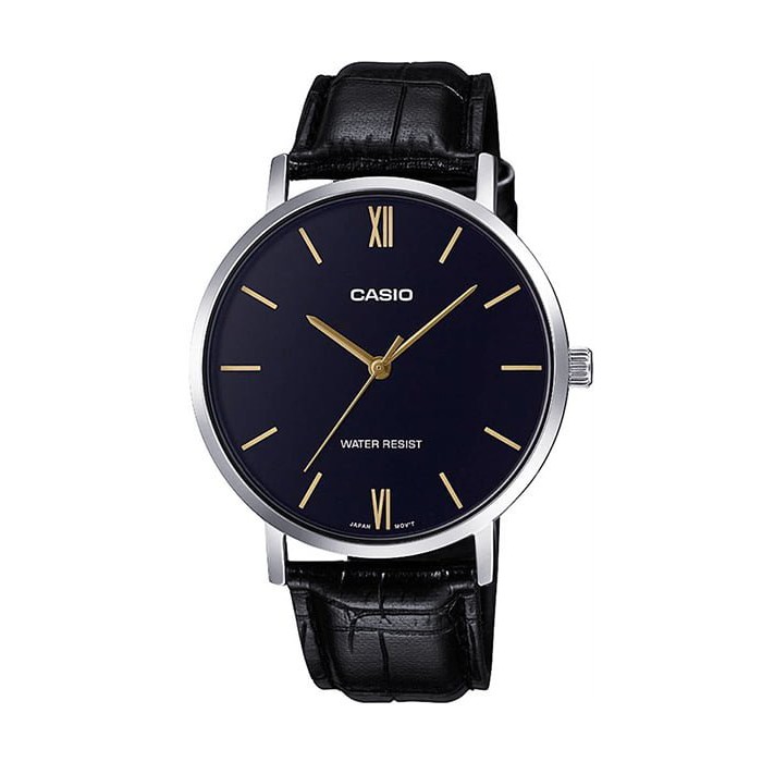 [HCM]Đồng hồ nam dây da Casio MTP-VT01L-1B chính hãng