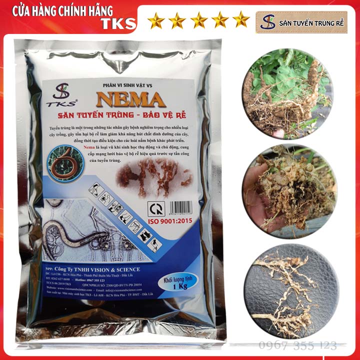 Chế Phẩm TRỪ TUYẾN TRÙNG Bảo Vệ Rễ TKS- NEMA - 1Kg