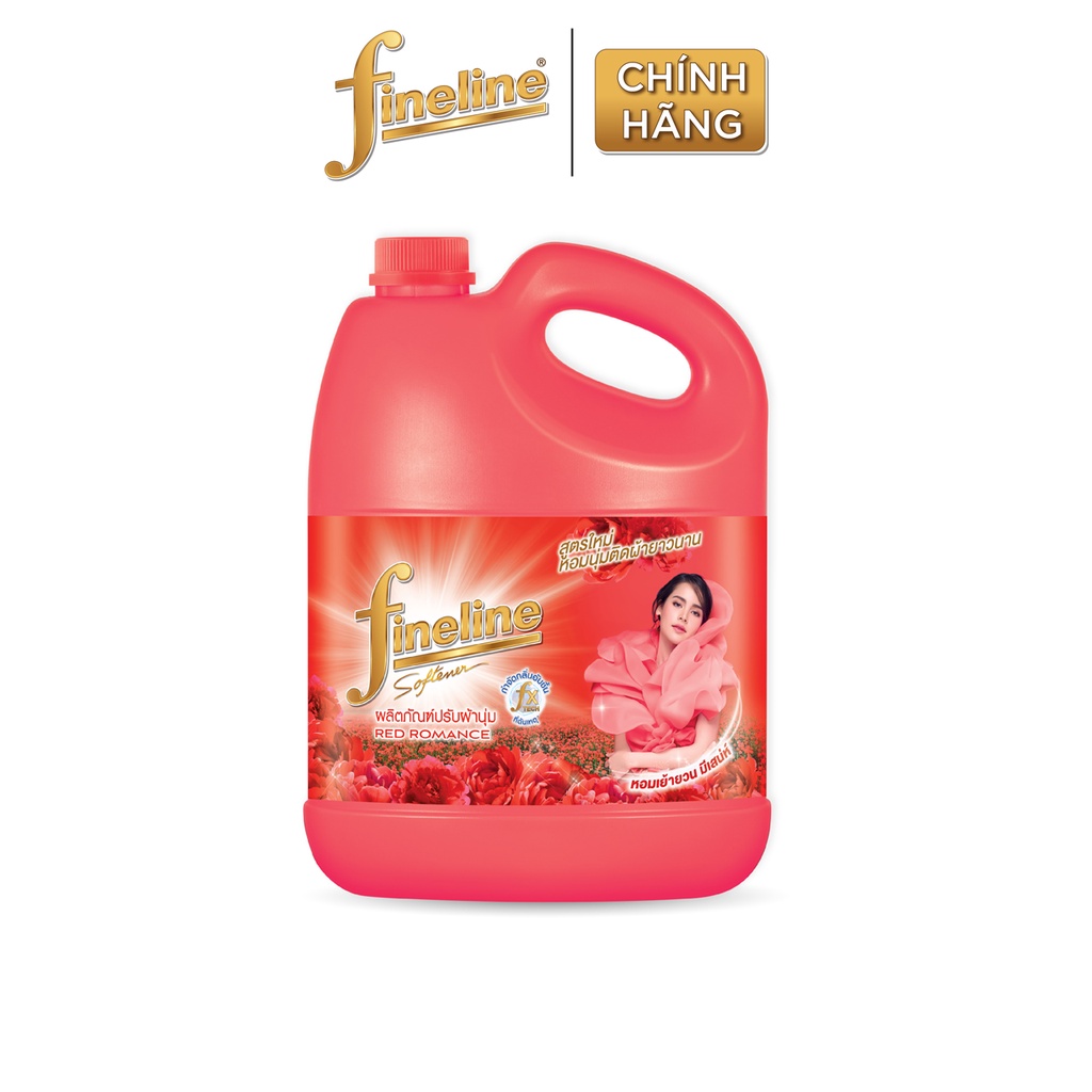 Nước xả Fineline can 3500ml đỏ