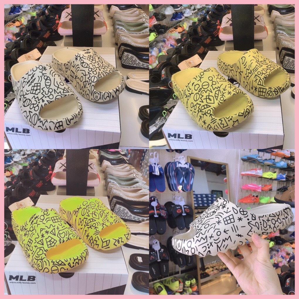 Dép bánh mì hoạ tiết YZ,