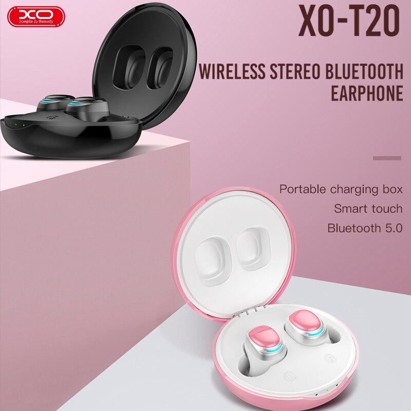 Tai nghe bluetooth xo-t20 truewireless, điều khiển cảm ứng