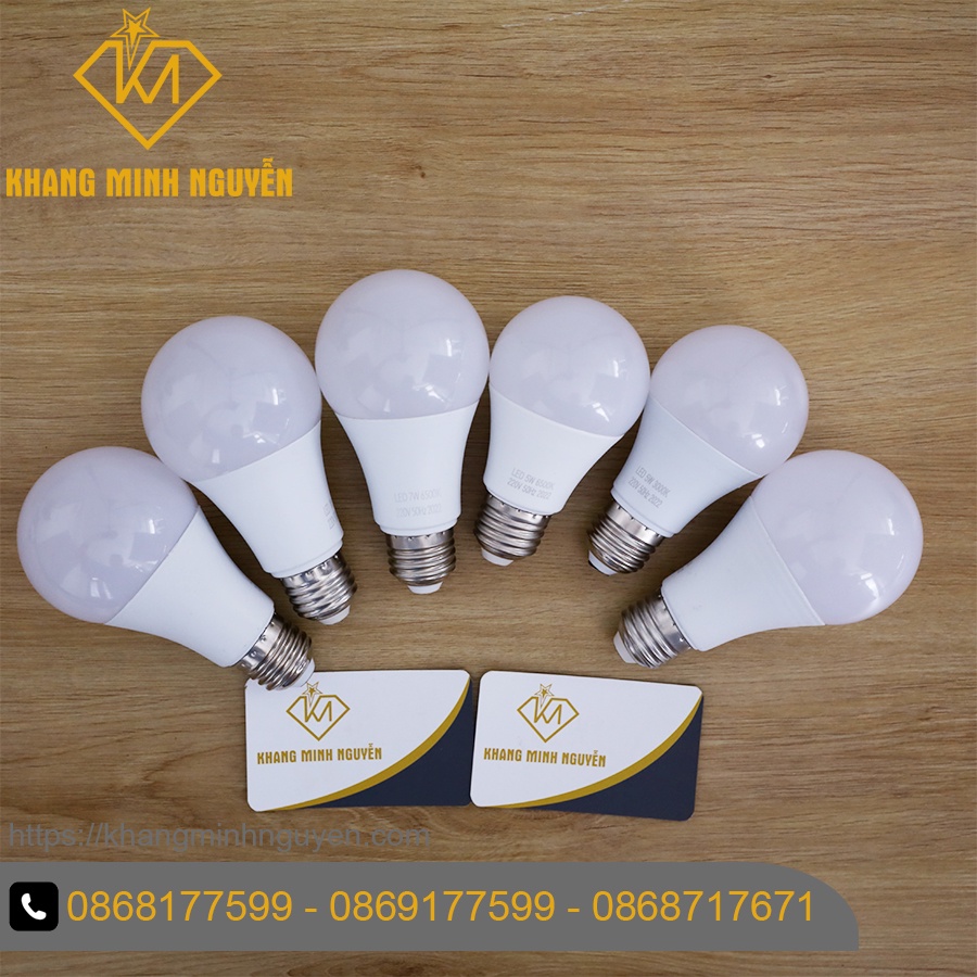 Bóng đèn búp tròn 3w|5w|7w|9w ánh sáng trắng 6000k, vàng 3000k đuôi e27, trang trí, đèn bàn học, đèn chuôi tròn