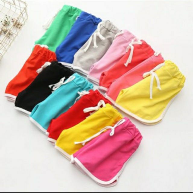 Set 5 quần đùi thể thao cho bé trai và gái 8-18kg