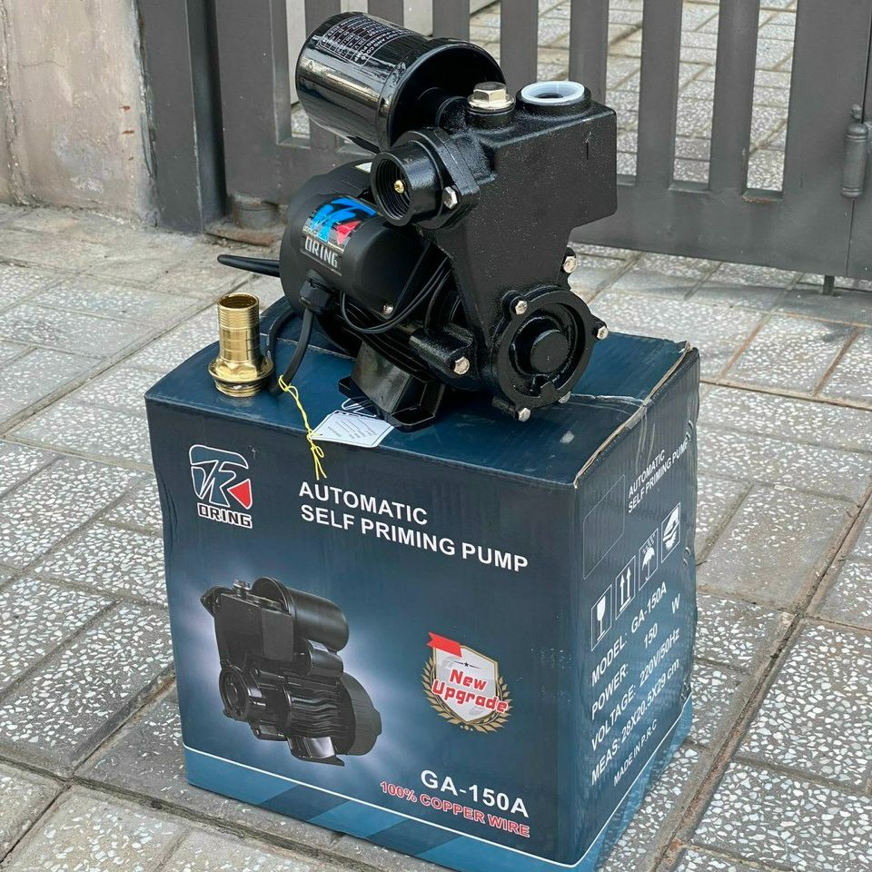 Dây đồng 100% - Máy bơm nước tăng áp tự động, tăng áp thiết bị vòi sen, vòi rửa, máy giặt