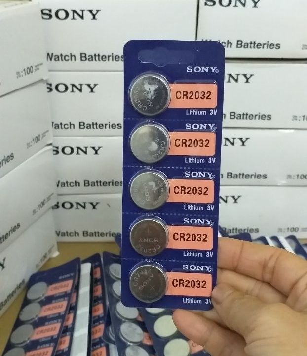 5 viên pin cr2032 pin 3v sony lithium