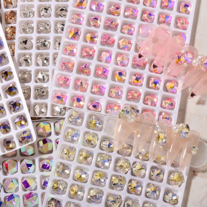 Đá khối nail trang trí móng size nhỏ