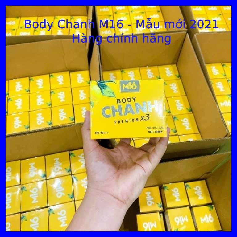 Kem body Chanh M16 - Mẫu mới 2021 Chính hãng 200g