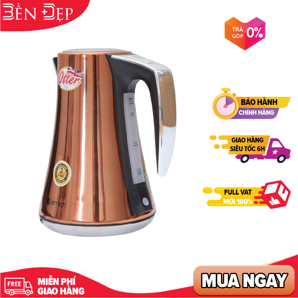Ấm đun nước siêu tốc Elmich KEE-1782 1.7L (Giá áp dụng giao tại HN, HCM& các tỉnh liên hệ shop)