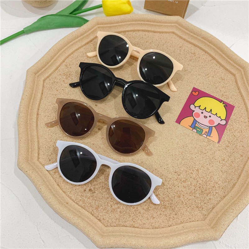 Kính râm gọng tròn dành cho Nam và Nữ, kính mát phong cách Hàn Quốc