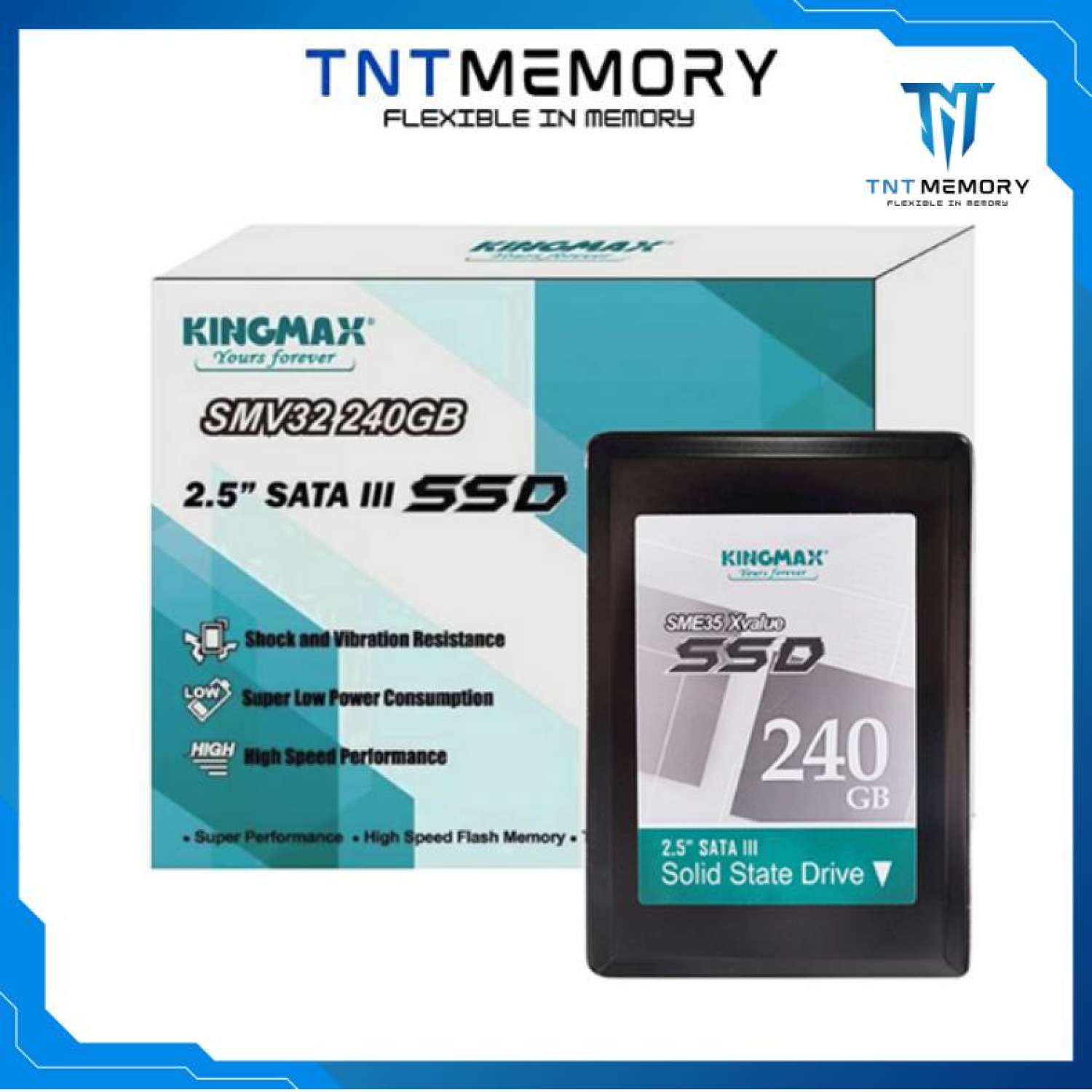 Ổ Cứng SSD Kingmax 120gb/240gb/480gb SMV32 Bảo Hành Chính Hãng