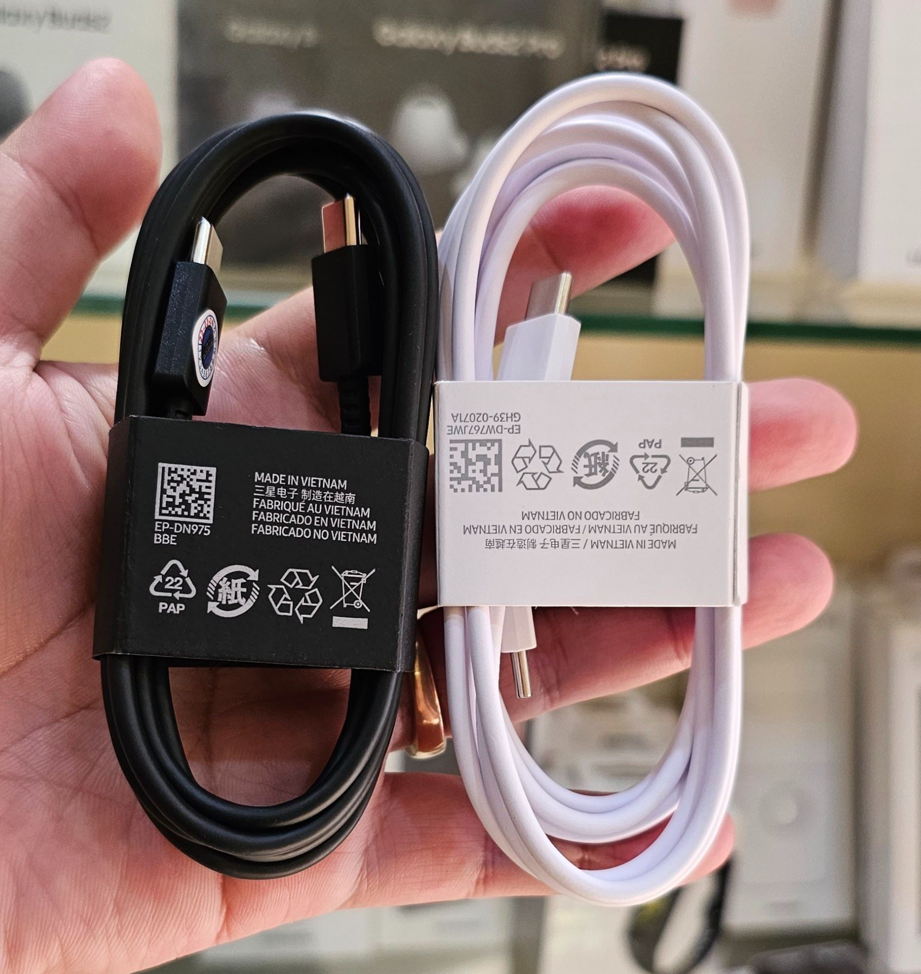 Cáp sạc nhanh type c samsung chính hãng 1.8m - type c to type c