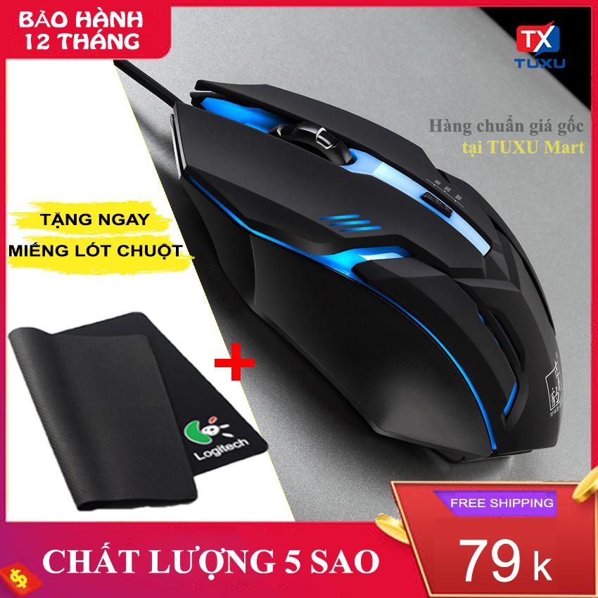 Chuột gaming K2-SKY9 - chuột máy tính - chuột chơi game - chuột game thủ - chuột có dây có đèn leb đổi màu tặng kèm lót chuột logitech loại tốt