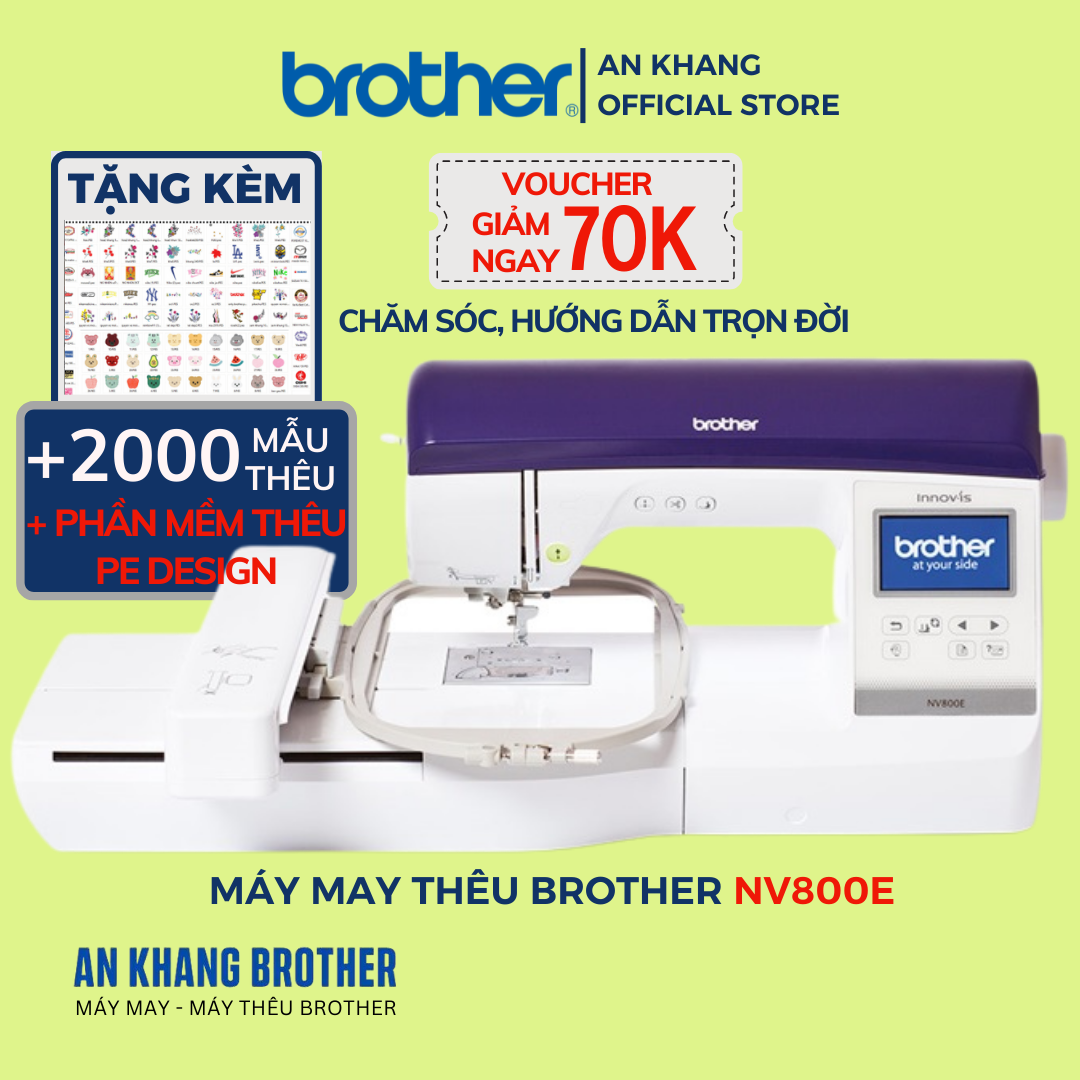 Máy thêu Brother Nv800e