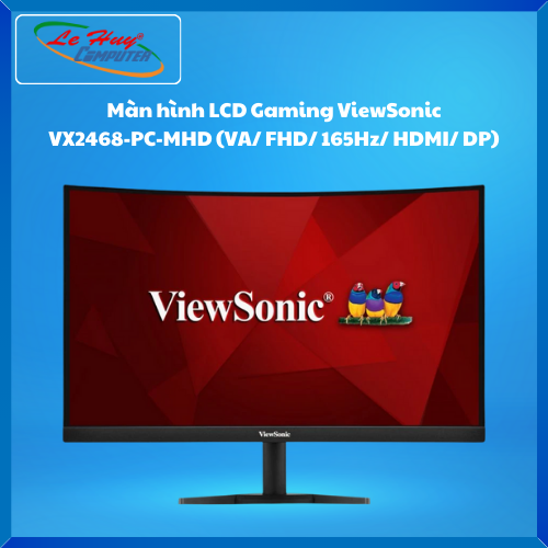 Màn hình cong Gaming ViewSonic VX2468-PC-MHD 24" VA 165Hz FreeSync