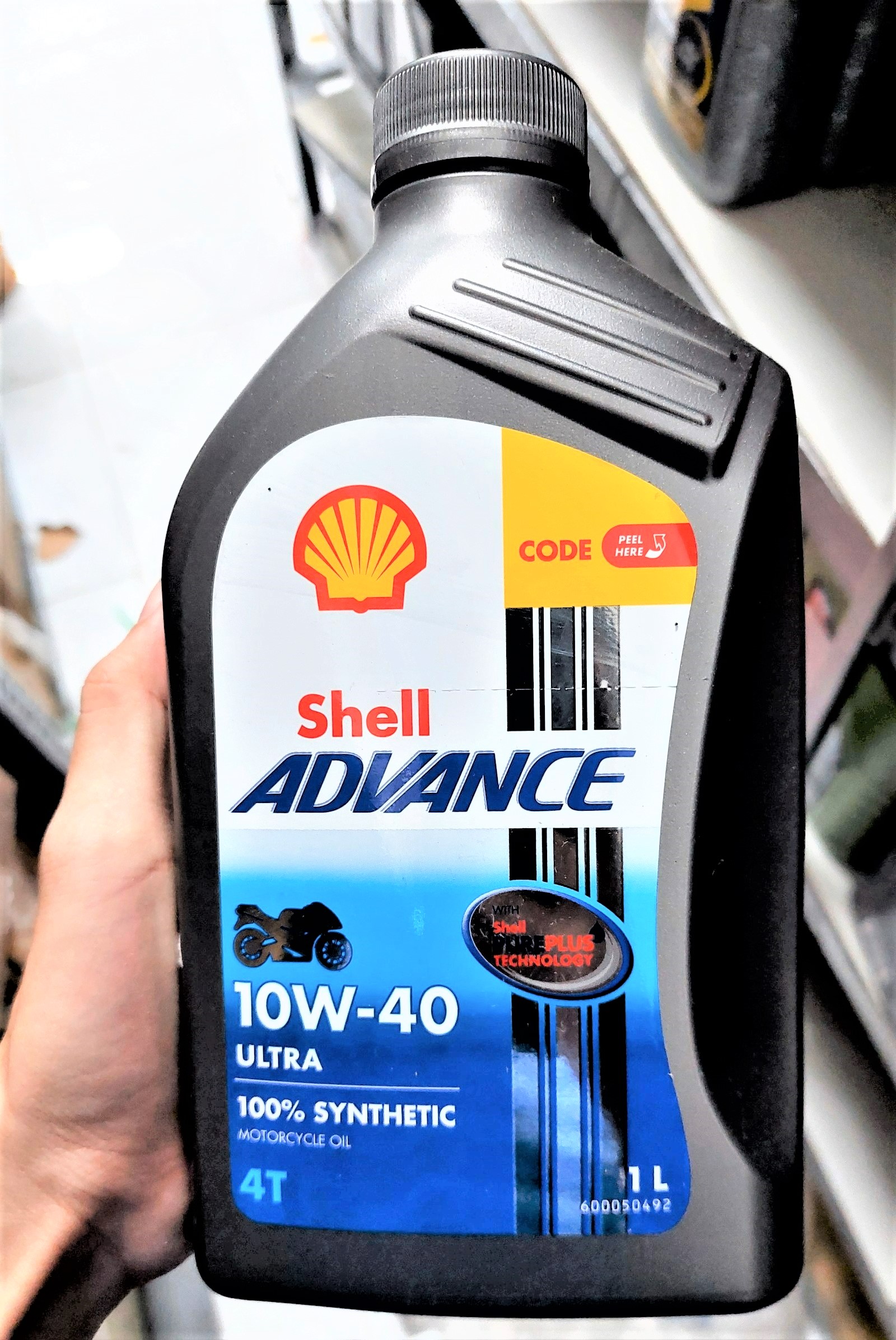 Nhớt xe số Shell Advance Ultra 10W-40 1 lít