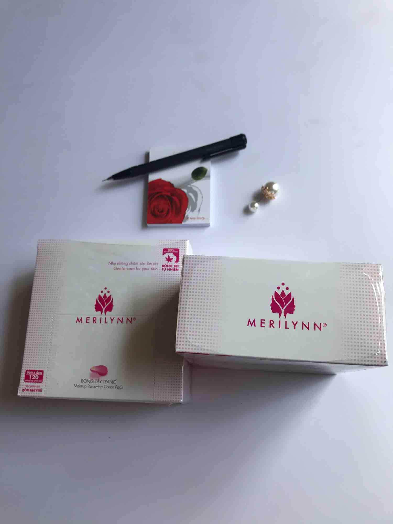 Bộ 2 hộp Bông tẩy trang Merilyn