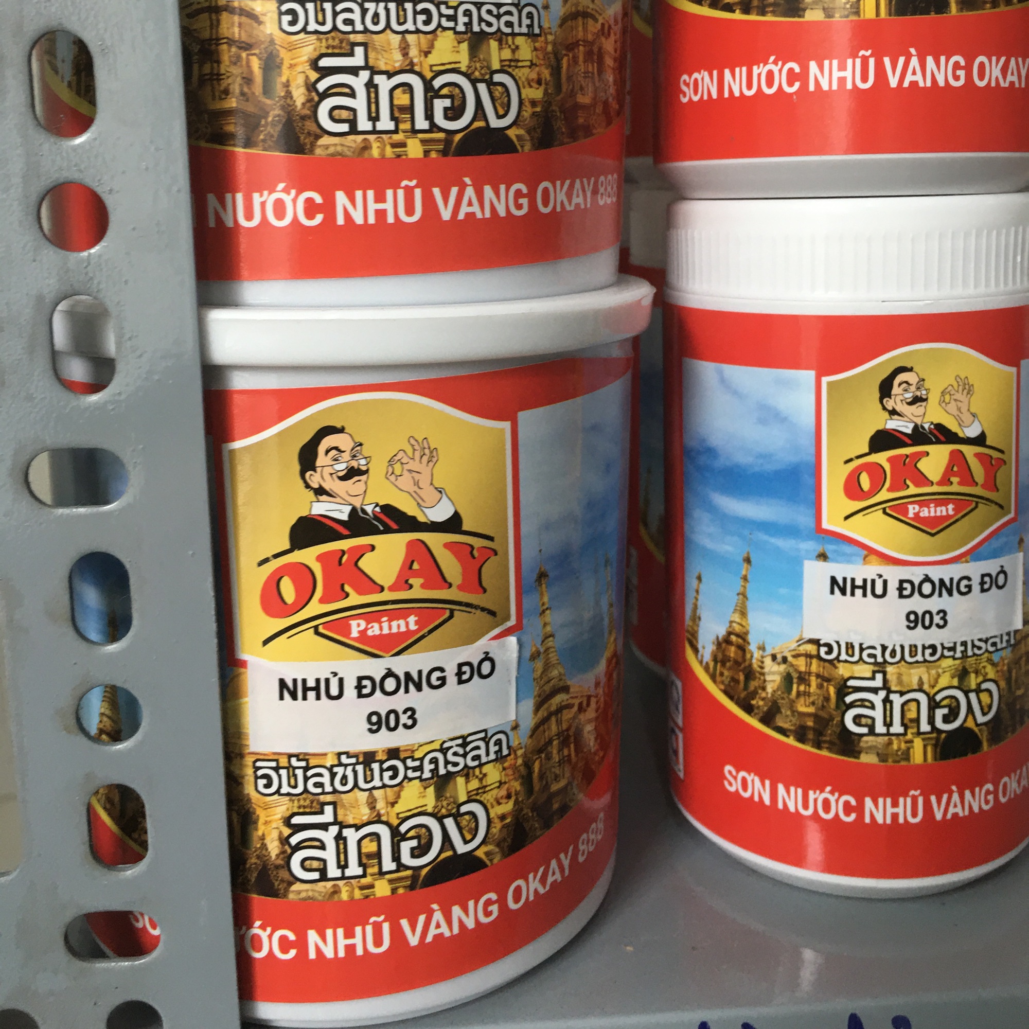 Sơn okay nhủ đồng đỏ