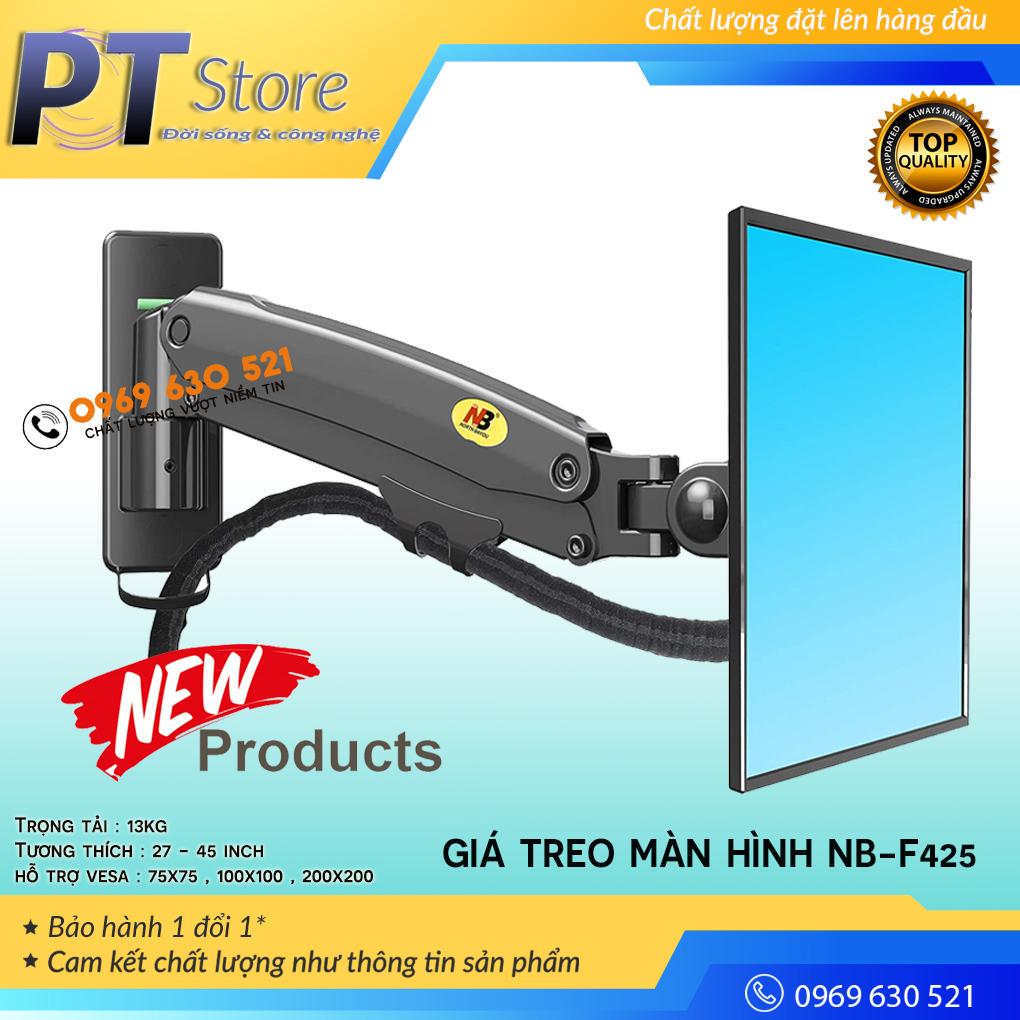 Giá treo màn hình treo tường NB-F425 chính hãng (22 - 35 inch)