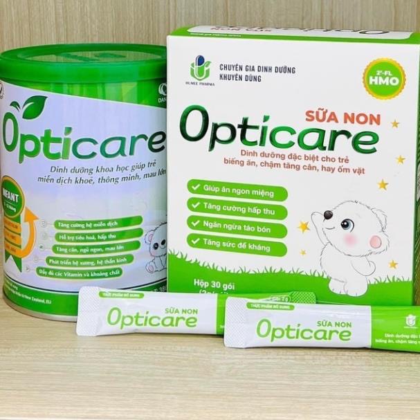 ❤️mua 1 tặng 2❤️ sữa non opticare hộp 30 gói - 2g/gói - bé ăn ngon, hết bón,tăng cân, tăng đề kháng