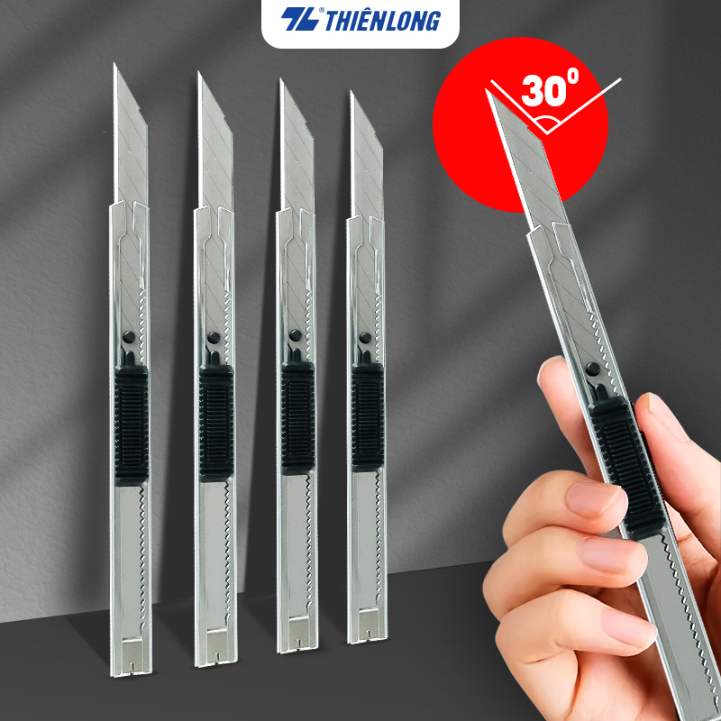 Dao rọc giấy Thiên Long KN-009 - Khóa tự động thông minh