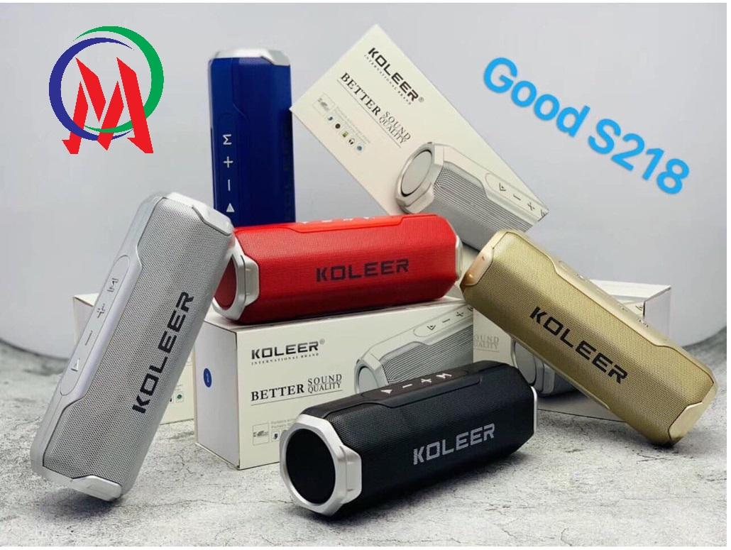 Loa bluetooth koleer s218- âm hay, bass căng